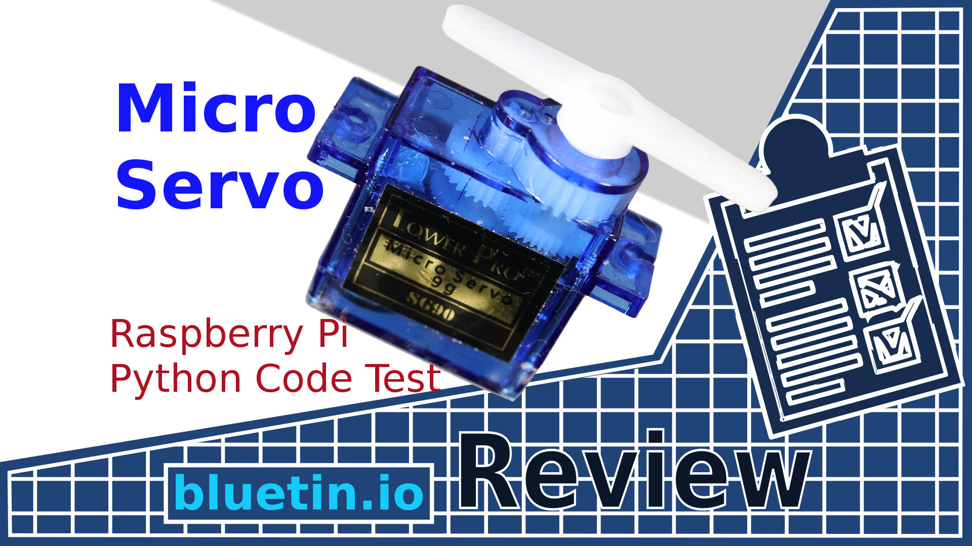 Micro Servo 9g - Raspberry Pi Servo Motor Python Code Test 